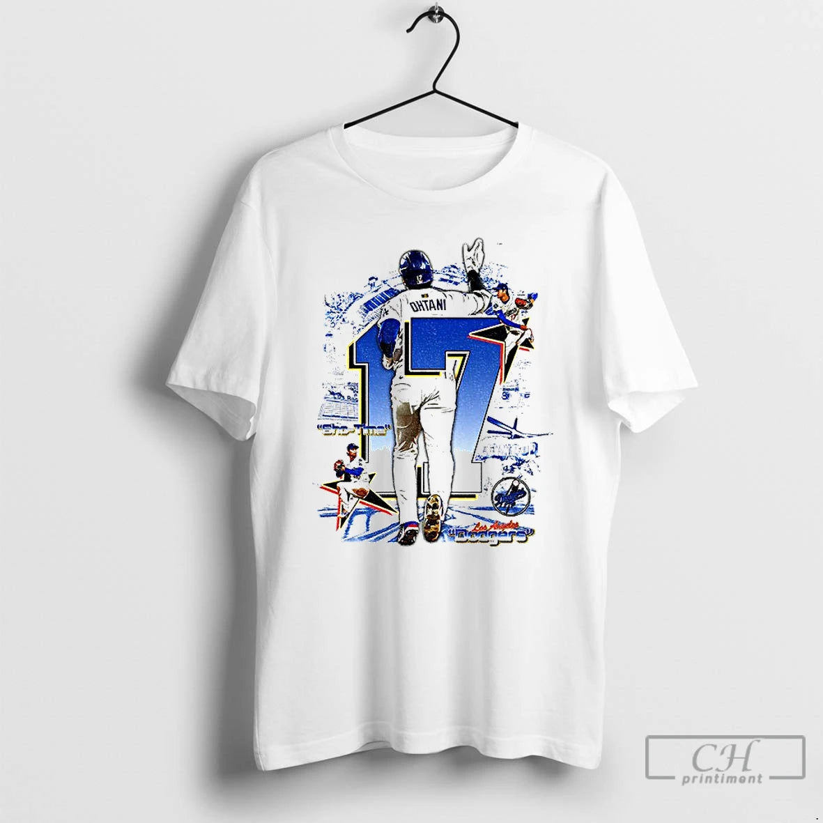 Premium Shohei Ohtani 17 Sho Time Hollywood Los Angeles Dodgers Mlb Baseball World Series Graphic T-Shirts, Hoodie,...
