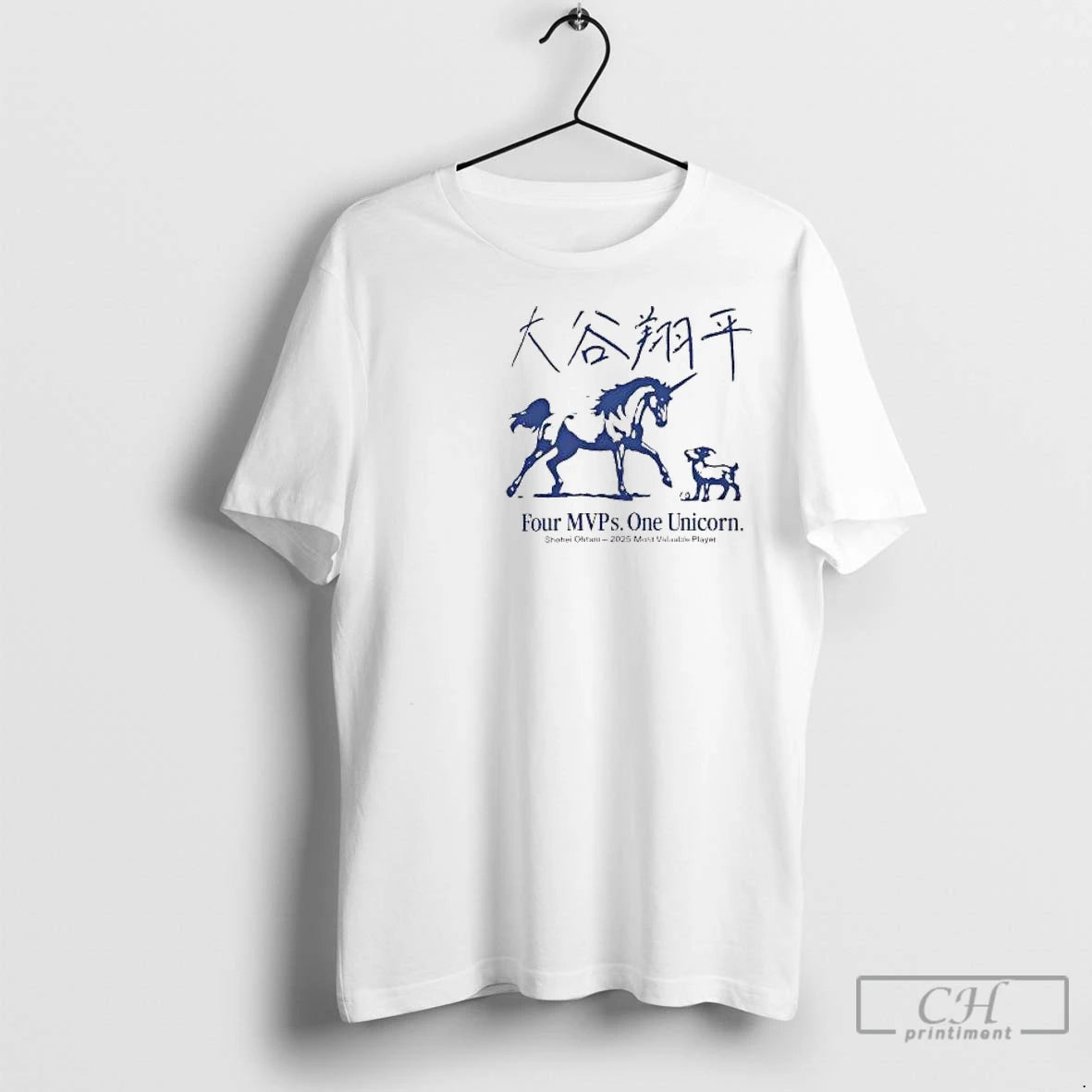 Premium Shohei Ohtani Four Mvps One Unicorn Circle White T-Shirts, Hoodie, Sweatshirt | InkNestWear.com