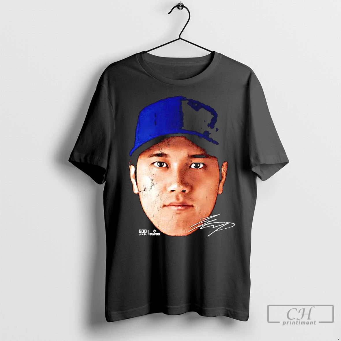 Premium Shohei Ohtani Los Angeles D Vintage Head Signature Graphic T-Shirts, Hoodie, Sweatshirt | InkNestWear.com