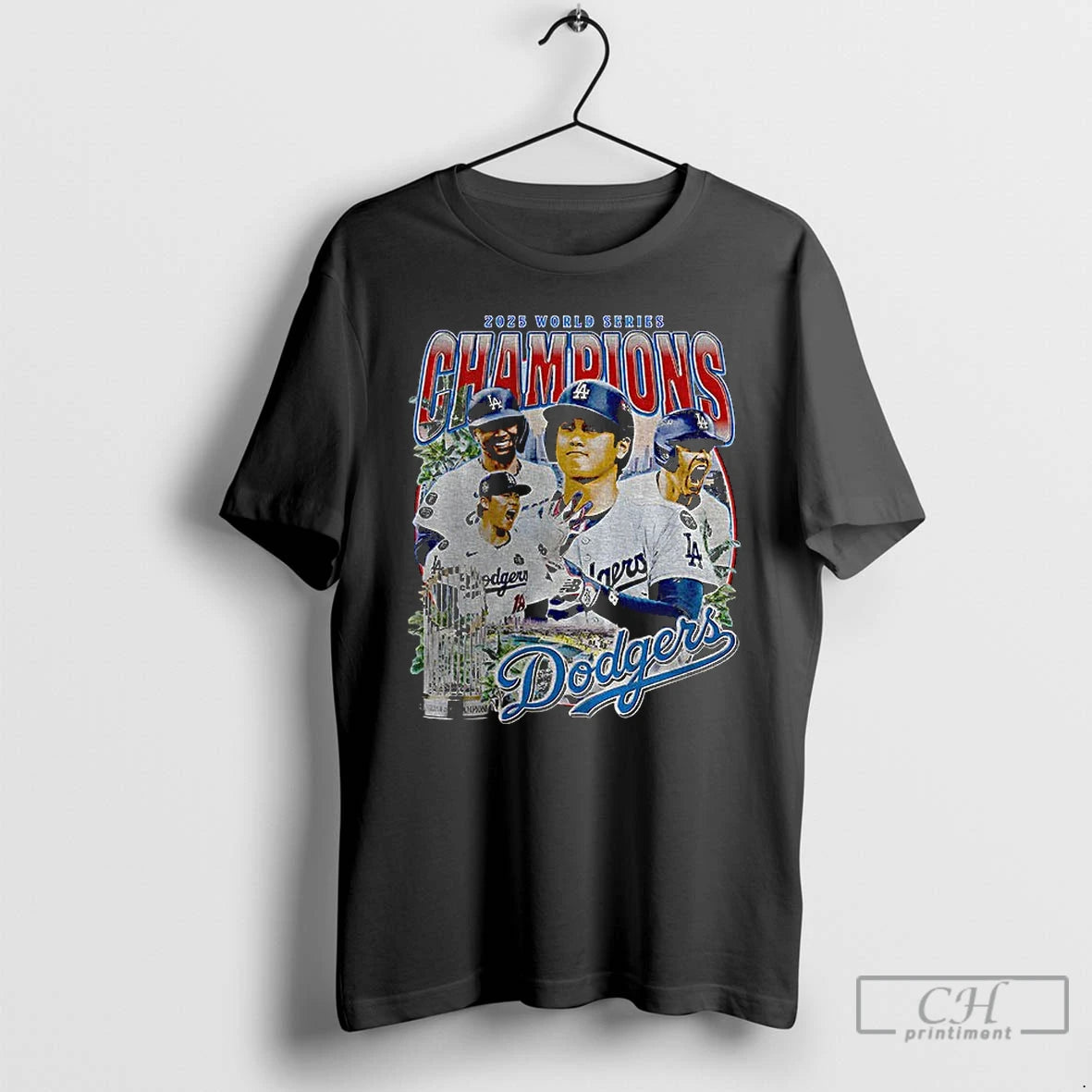 Premium Shohei Ohtani Yoshinobu Yamamoto Iconic Moment Los Angeles Dodgers Mlb Baseball World Series Graphic T-Shirts,...