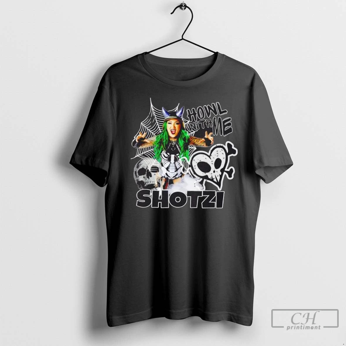 Premium Shotzi Blackheart Howl With Me T-Shirts, Hoodie, Sweatshirt | InkNestWear.com