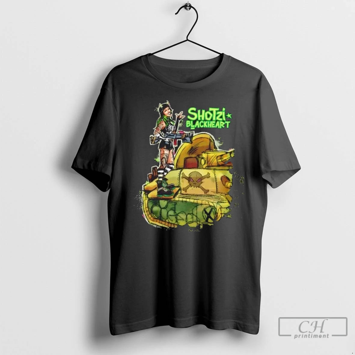 Premium Shotzi Blackheart Shotzi Mega Tank T-Shirts, Hoodie, Sweatshirt | InkNestWear.com