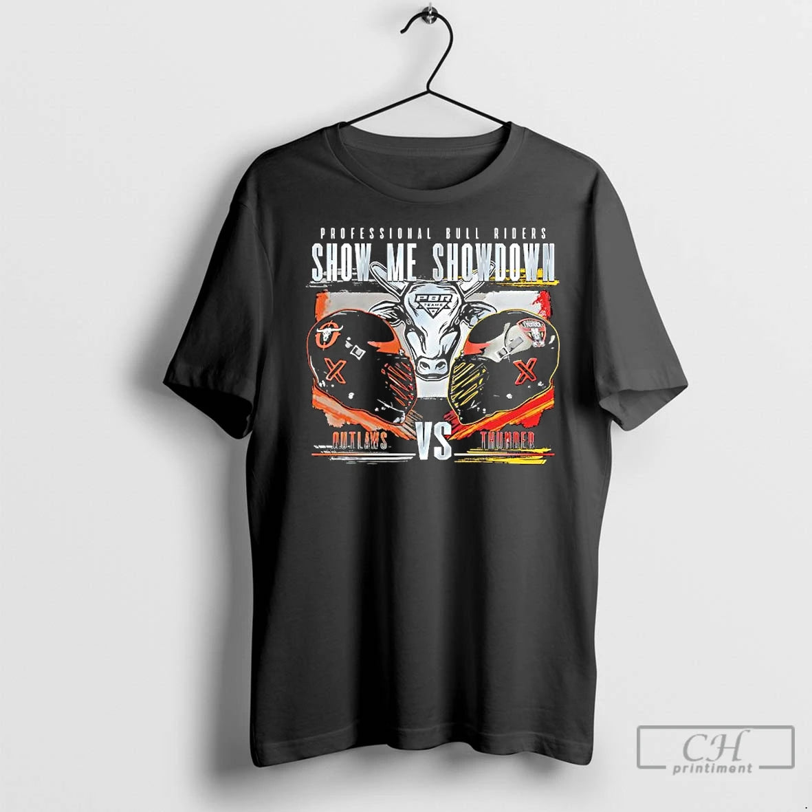 Premium Show Me Showdown Rivalry Outlaws Vs Thunder Pbr Professional Bull Riders T-Shirts, Hoodie, Sweatshirt