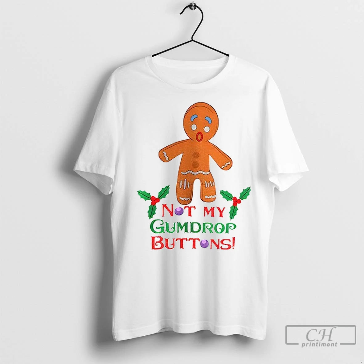 Premium Shrek Gingerbread Man Not My Gumdrop Buttons T-Shirts, Hoodie, Sweatshirt | InkNestWear.com