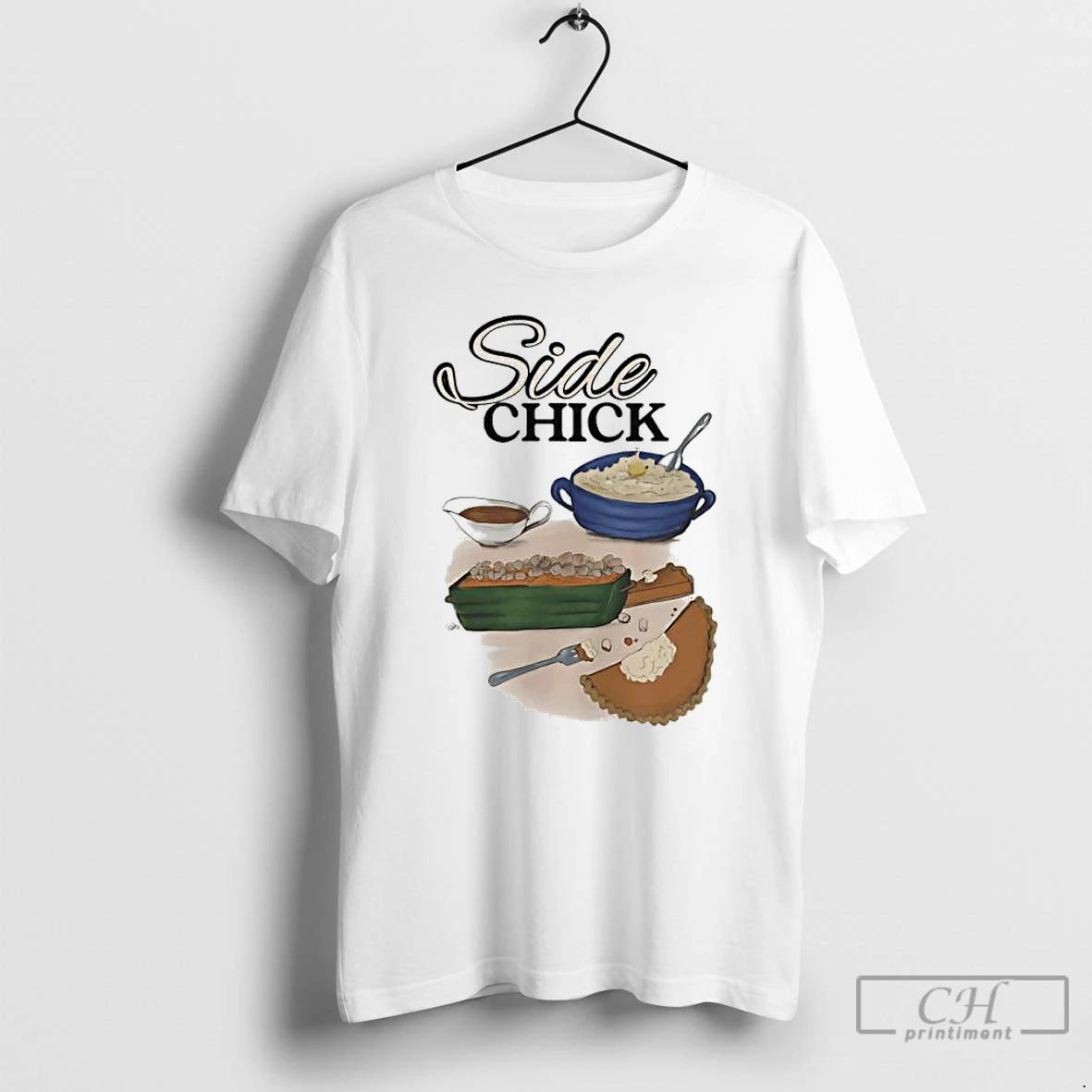 Premium Side Chick Graphic Art T Shirts Hoodie, Sweatshirt | InkNestWear.com