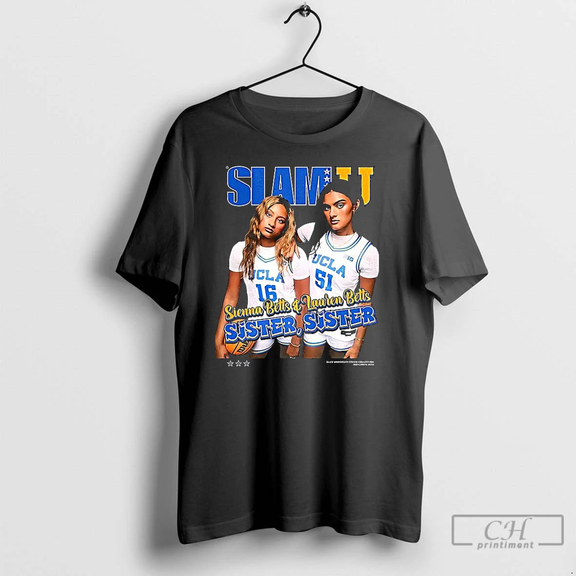 Premium Sienna And Lauren Betts Ucla Bruins Basketball Sister 2025 T Shirts Hoodie, Sweatshirt | InkNestWear.com