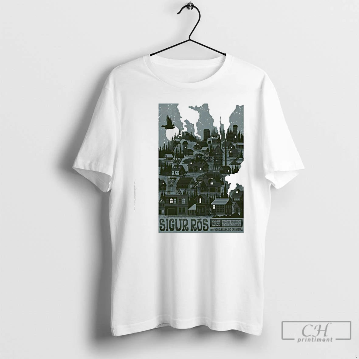 Premium Sigur Ros Nov 7th 2025 Mission Ballroom Denver Co T Shirts Hoodie, Sweatshirt | InkNestWear.com