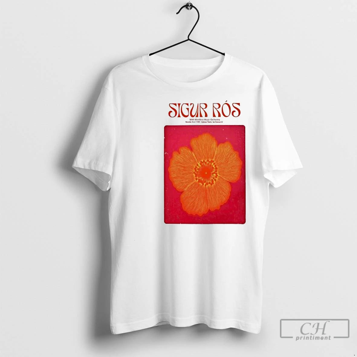 Premium Sigur Ros San Francisco Ca On Nov 16 17 2025 Event Circle White T-Shirts, Hoodie, Sweatshirt | InkNestWear.com