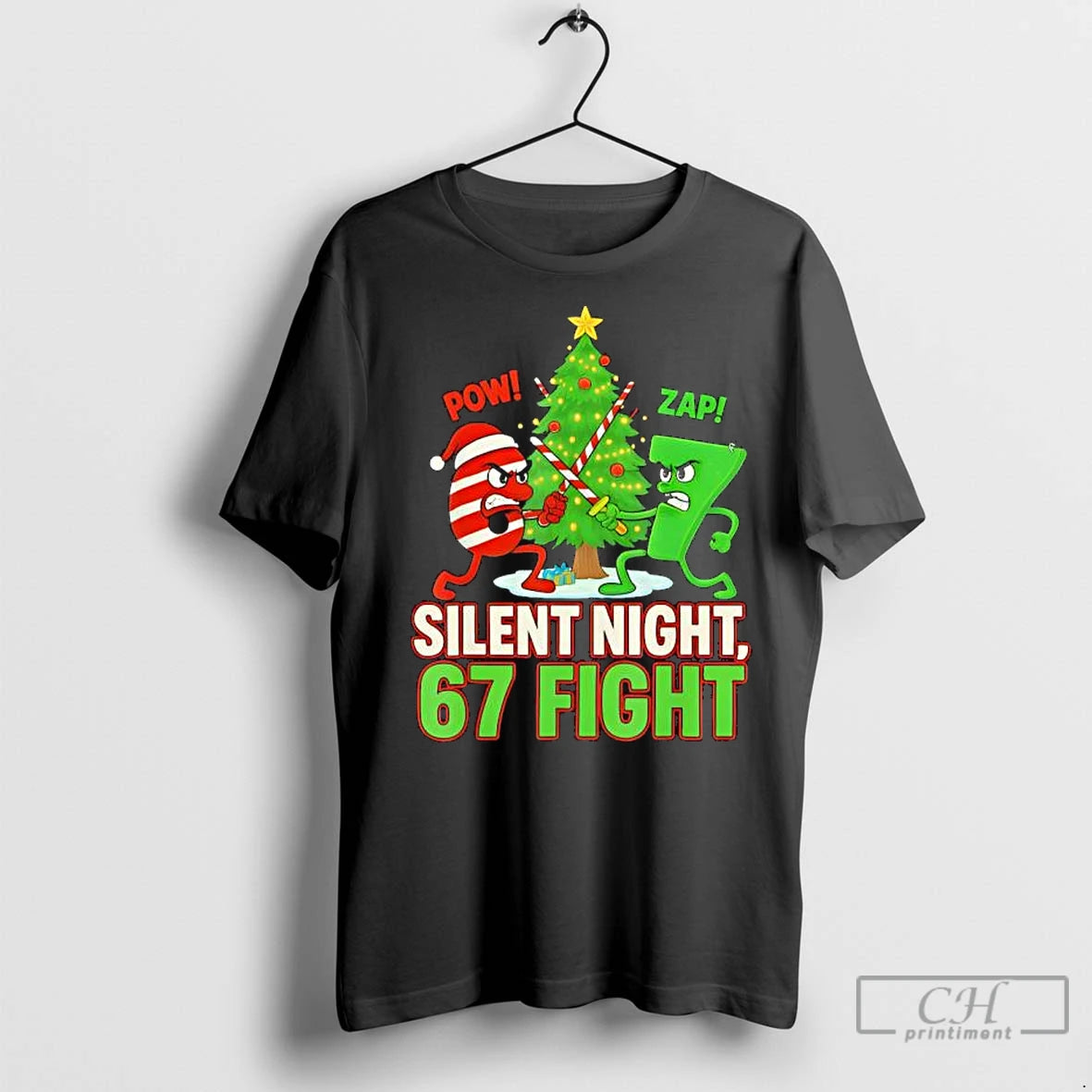 Premium Silent Night 67 Fight Christmas T-Shirts, Hoodie, Sweatshirt | InkNestWear.com