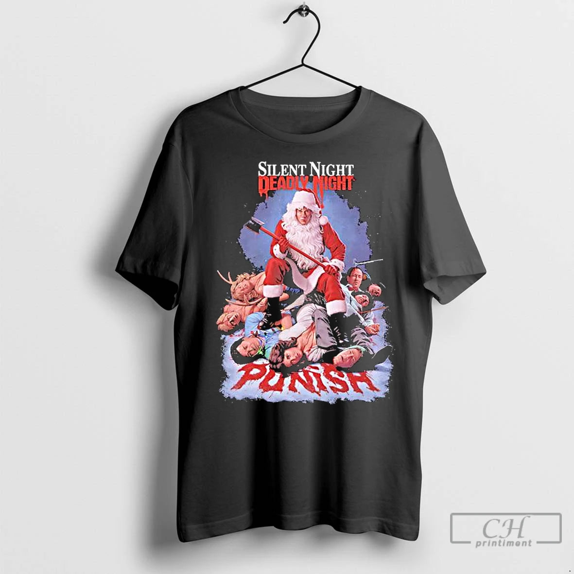 Premium Silent Night Deadly Night Punishment Is Good T-Shirts, Hoodie, Sweatshirt | InkNestWear.com