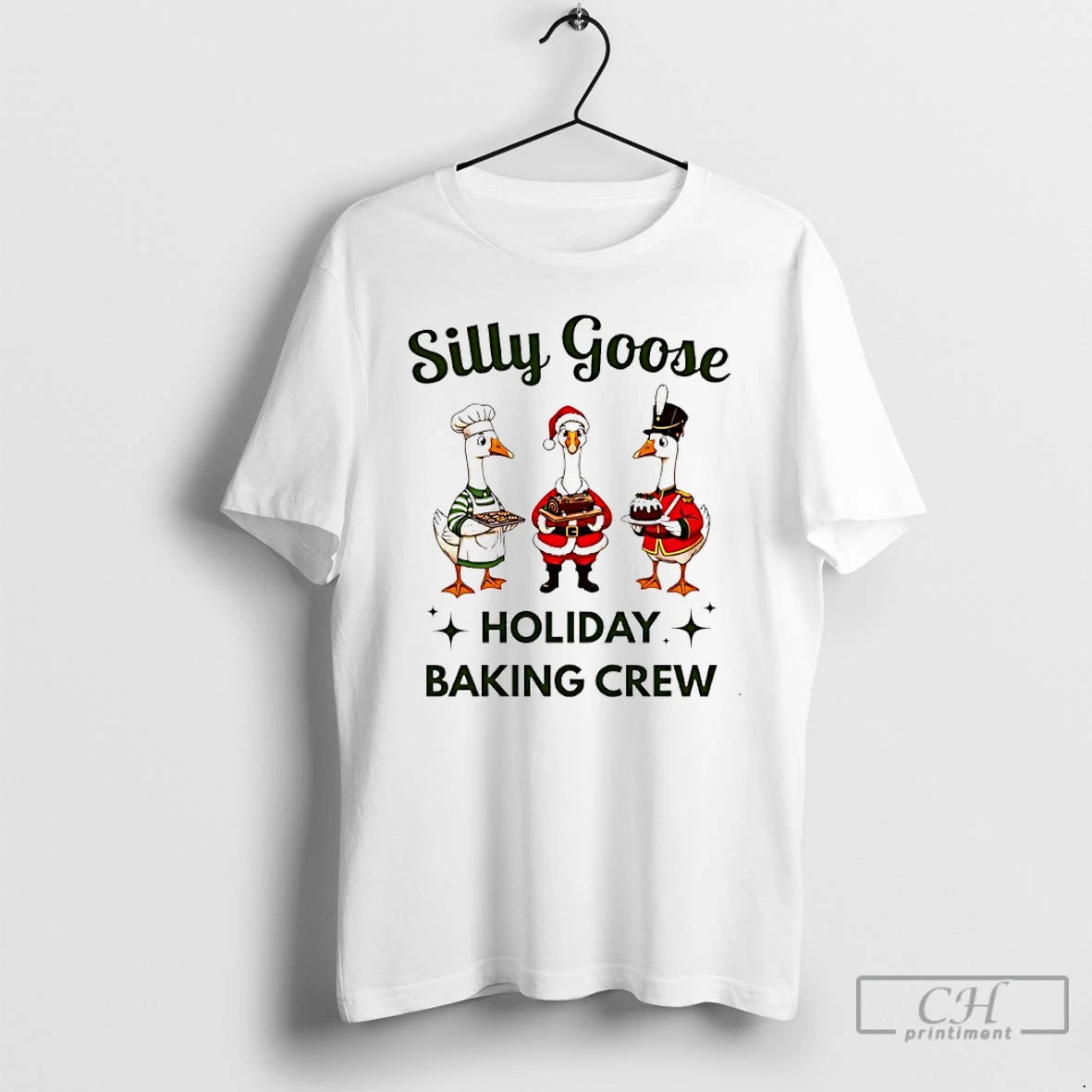 Premium Silly Goose Holiday Baking Crew Christmas T-Shirts, Hoodie, Sweatshirt | InkNestWear.com