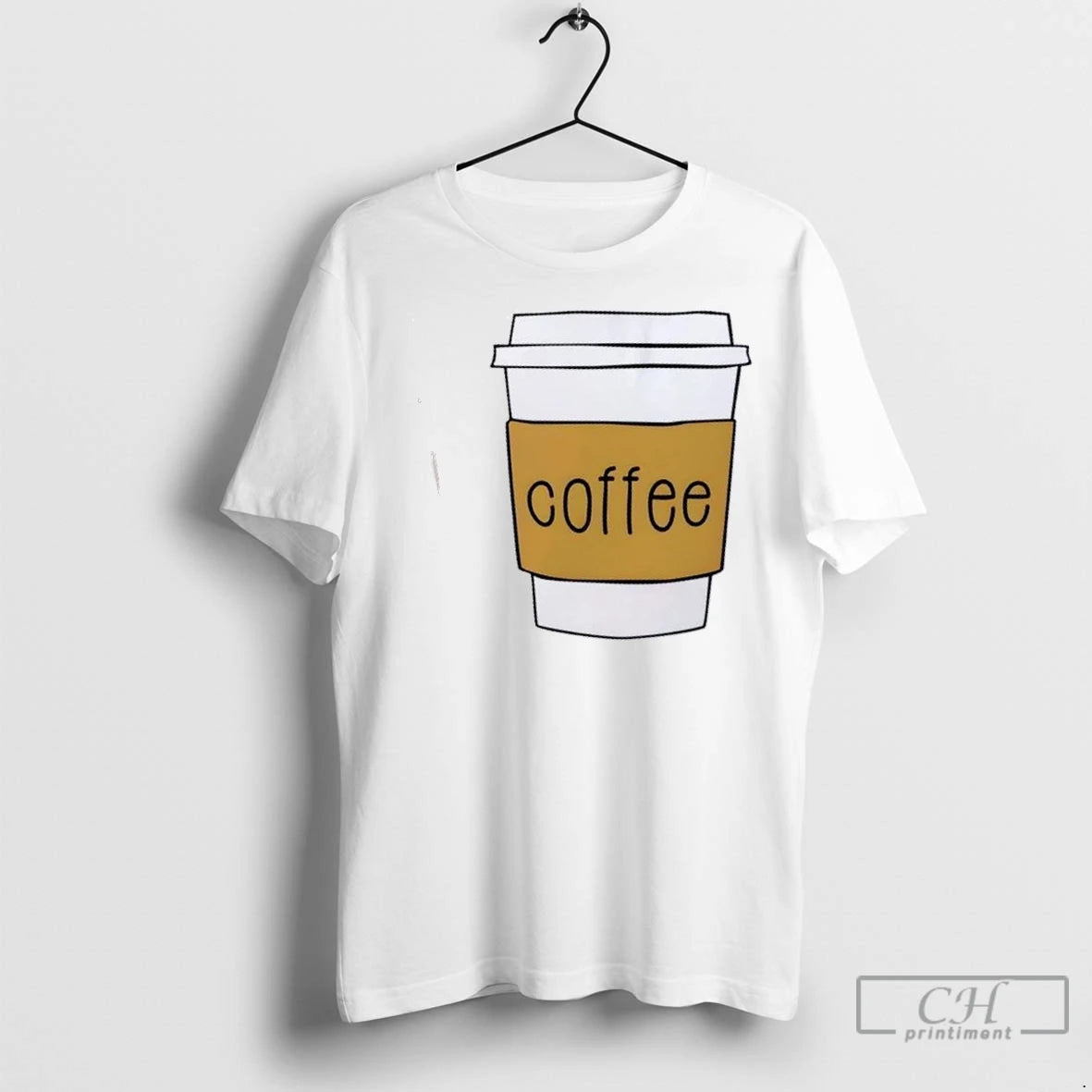 Premium Simple Hand Drawn Coffee Cup T-Shirts, Hoodie, Sweatshirt | InkNestWear.com