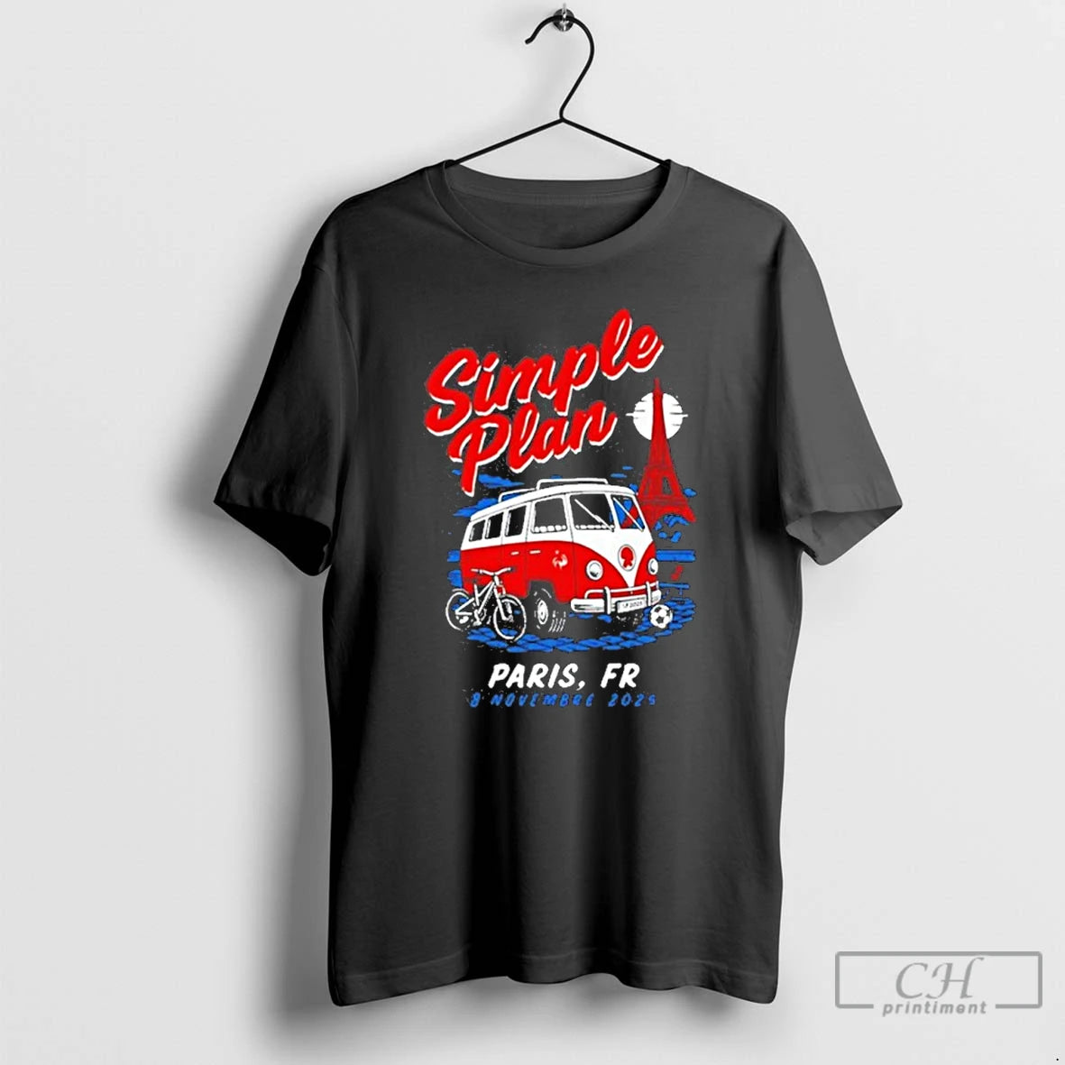 Premium Simple Plan Paris La Defense Arena Tour 2025 Graphic T Shirts Hoodie, Sweatshirt | InkNestWear.com