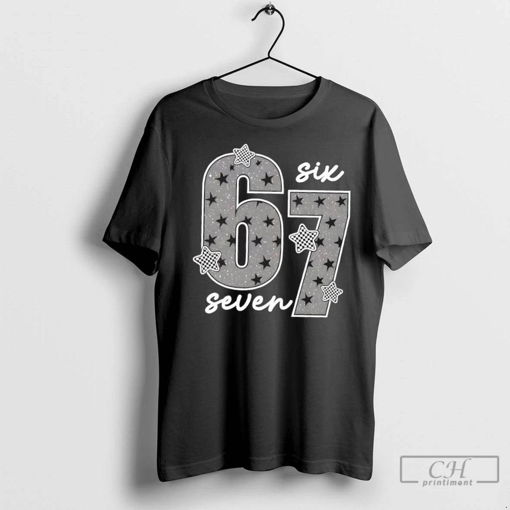 Premium Six Seven 6 7 Meme 67 Classic Retro T-Shirts, Hoodie, Sweatshirt | InkNestWear.com