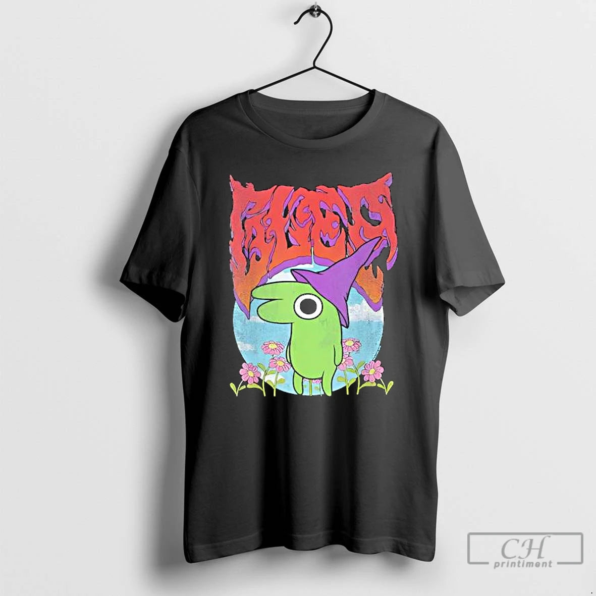 Premium Smiling Friends Glep Vintage Heavy Metal Flowers Cartoon T Shirts Hoodie, Sweatshirt | InkNestWear.com