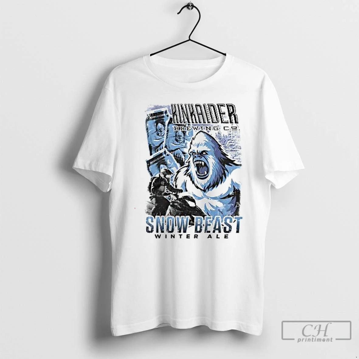 Premium Snow Beast Winter Ale Kinkaider Brewing T Shirts Hoodie, Sweatshirt | InkNestWear.com