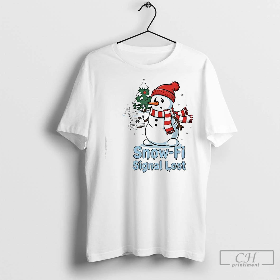 Premium Snow Fi Signal Lost Snowman Christmas T-Shirts, Hoodie, Sweatshirt | InkNestWear.com