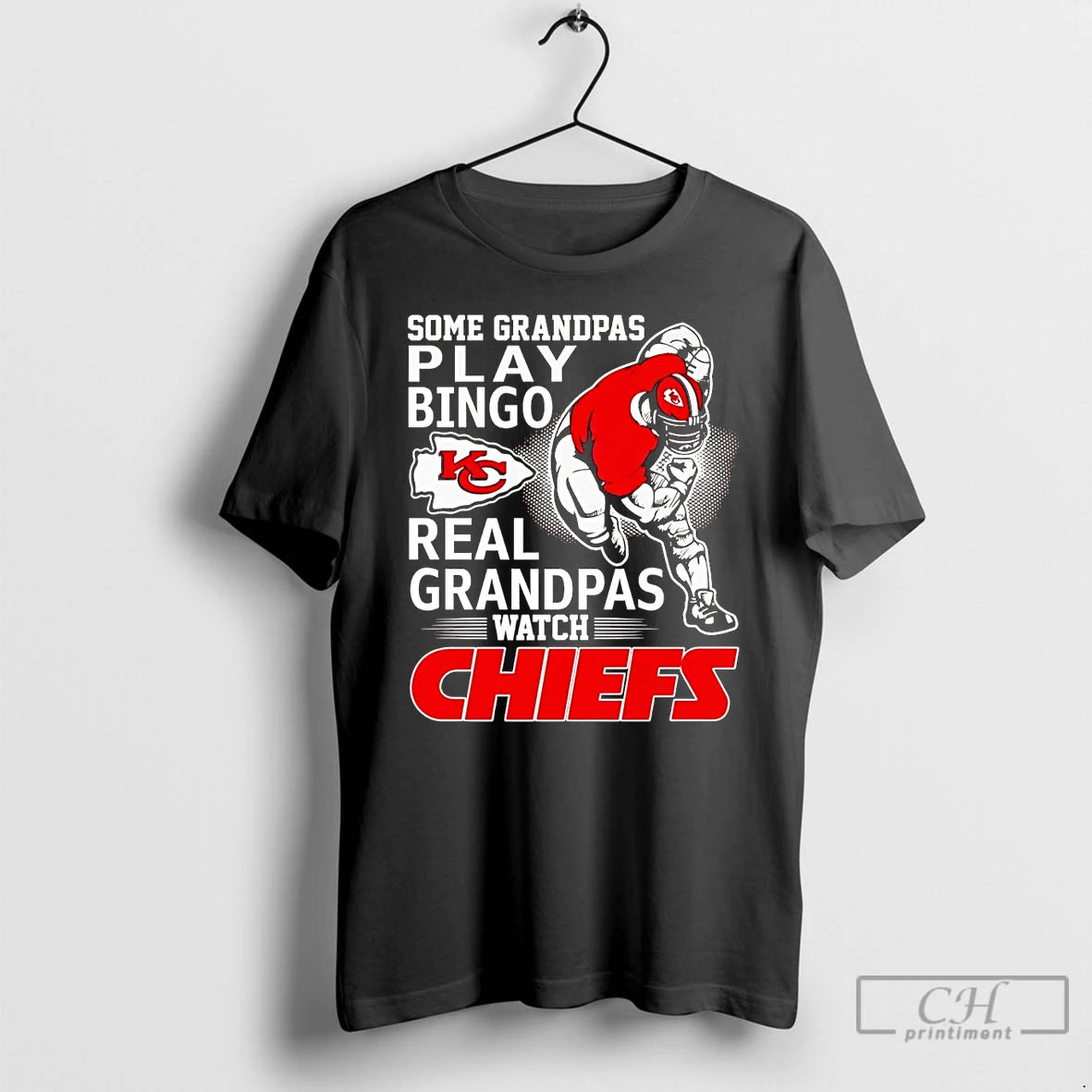 Premium Some Grandpas Play Bingo Real Grandpas Watch Chiefs T Shirts Hoodie, Sweatshirt | InkNestWear.com