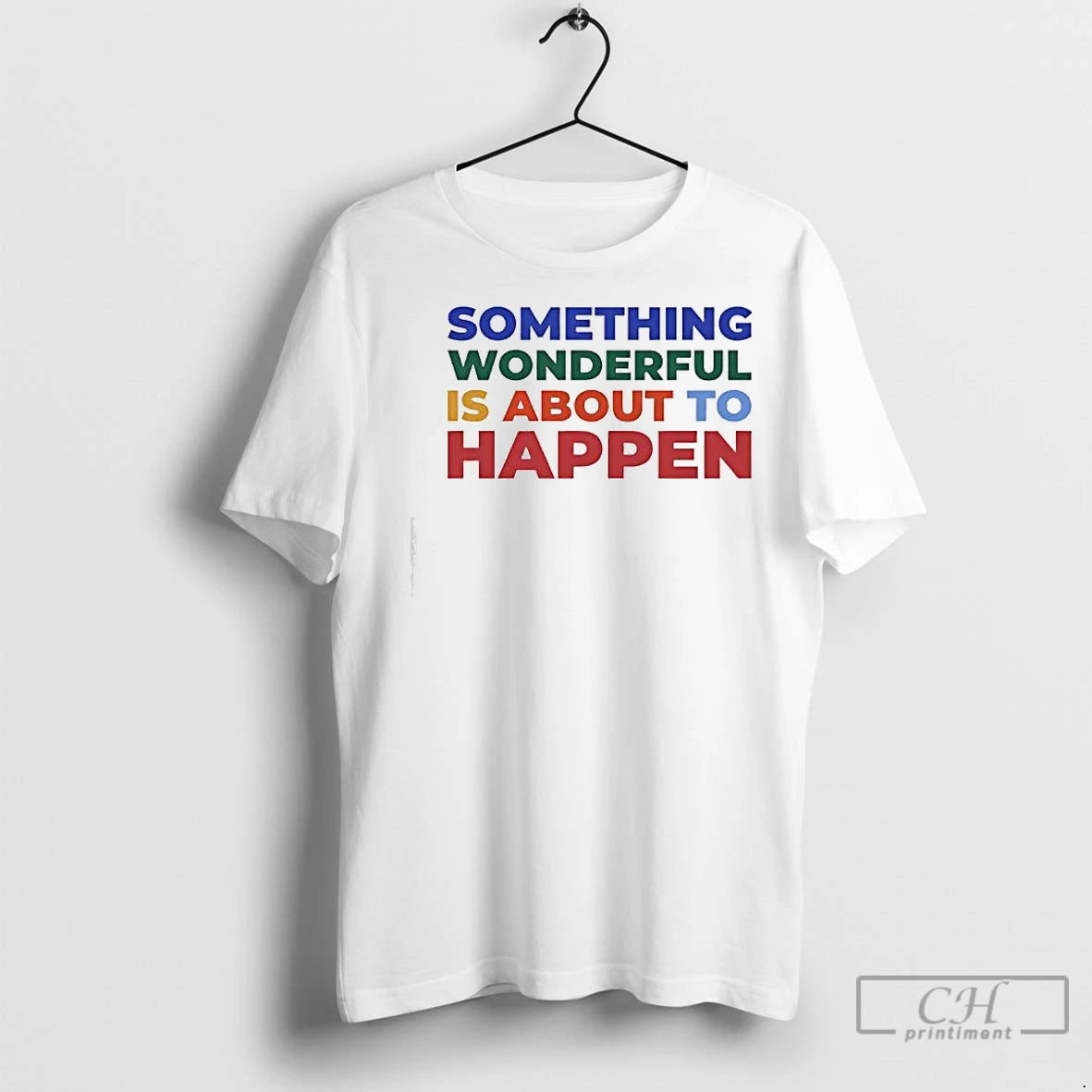 Premium Something Wonderful Is About To Happen Vintage Quote T-Shirts, Hoodie, Sweatshirt | InkNestWear.com