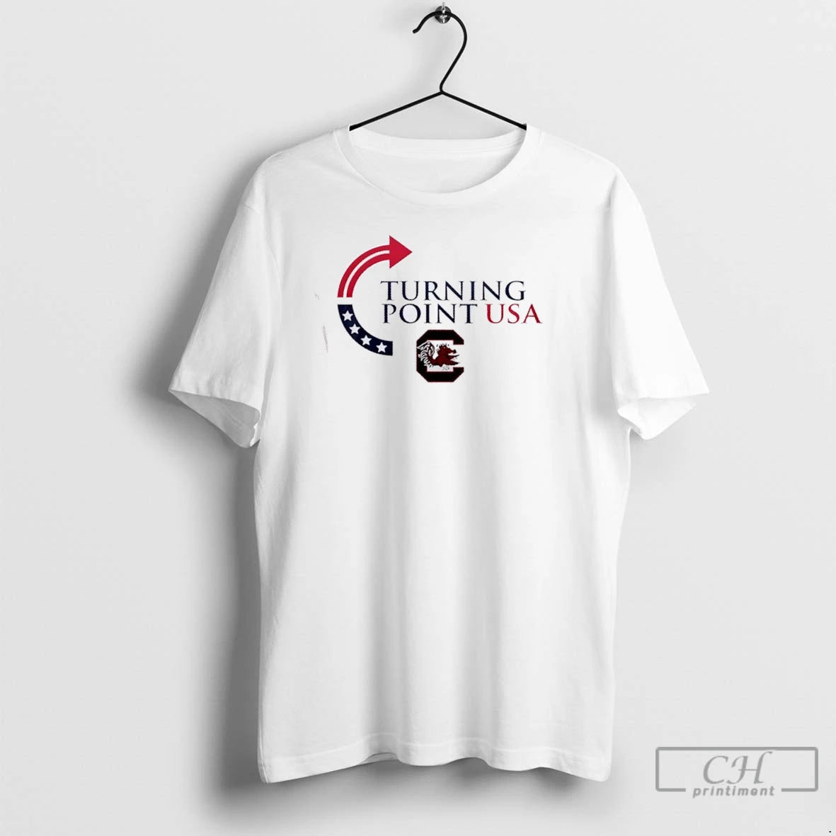 Premium South Carolina Gamecocks X Turning Point Usa Freedom Charlie Kirk 2 Sided T-Shirts, Hoodie, Sweatshirt