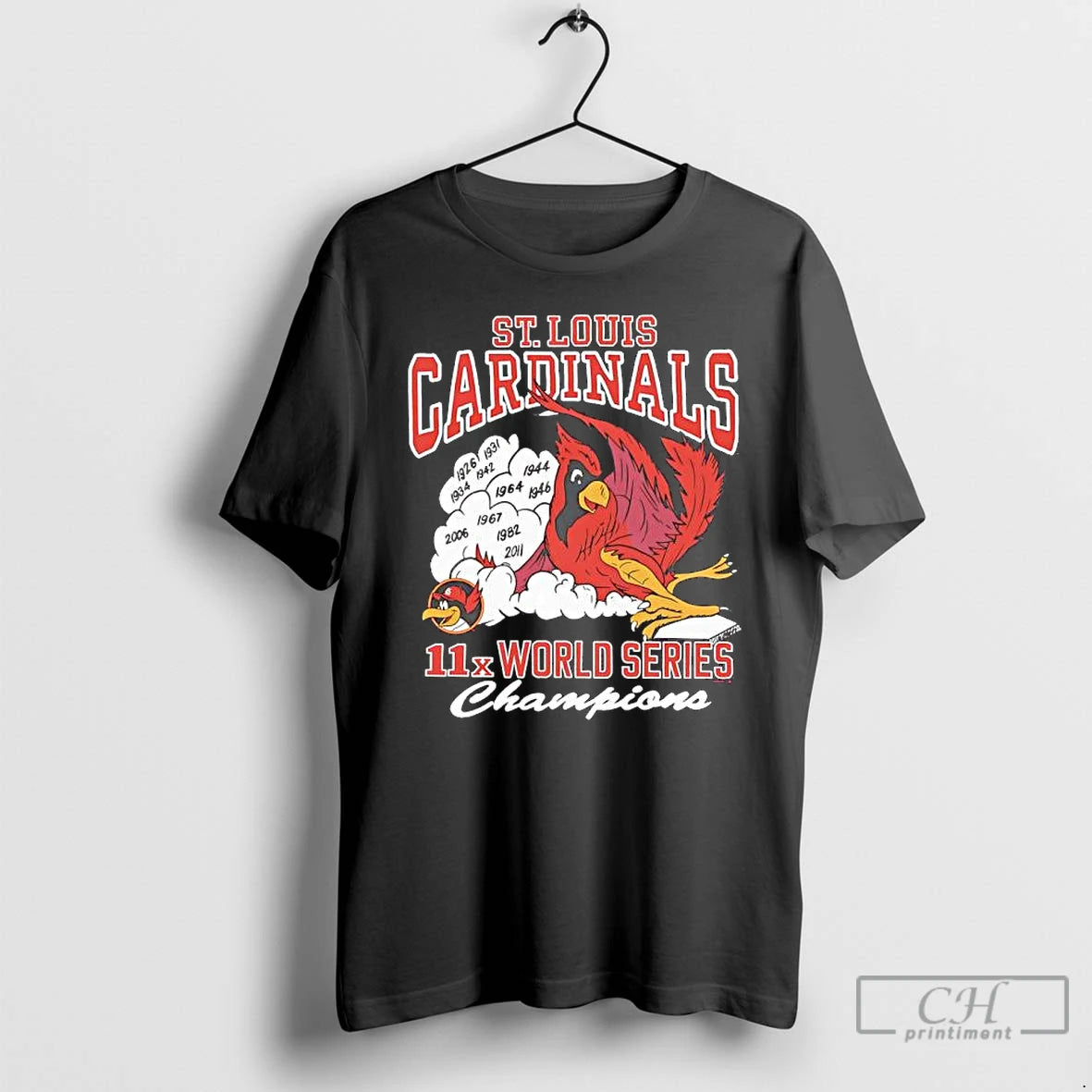 Premium St Louis Cardinals 11x World Series Champions Mascot T Shirts Hoodie, Sweatshirt | InkNestWear.com