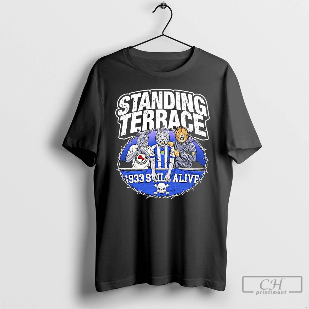 Premium Standing Terrace 1933 Still Alive Mascots T Shirts Hoodie, Sweatshirt | InkNestWear.com