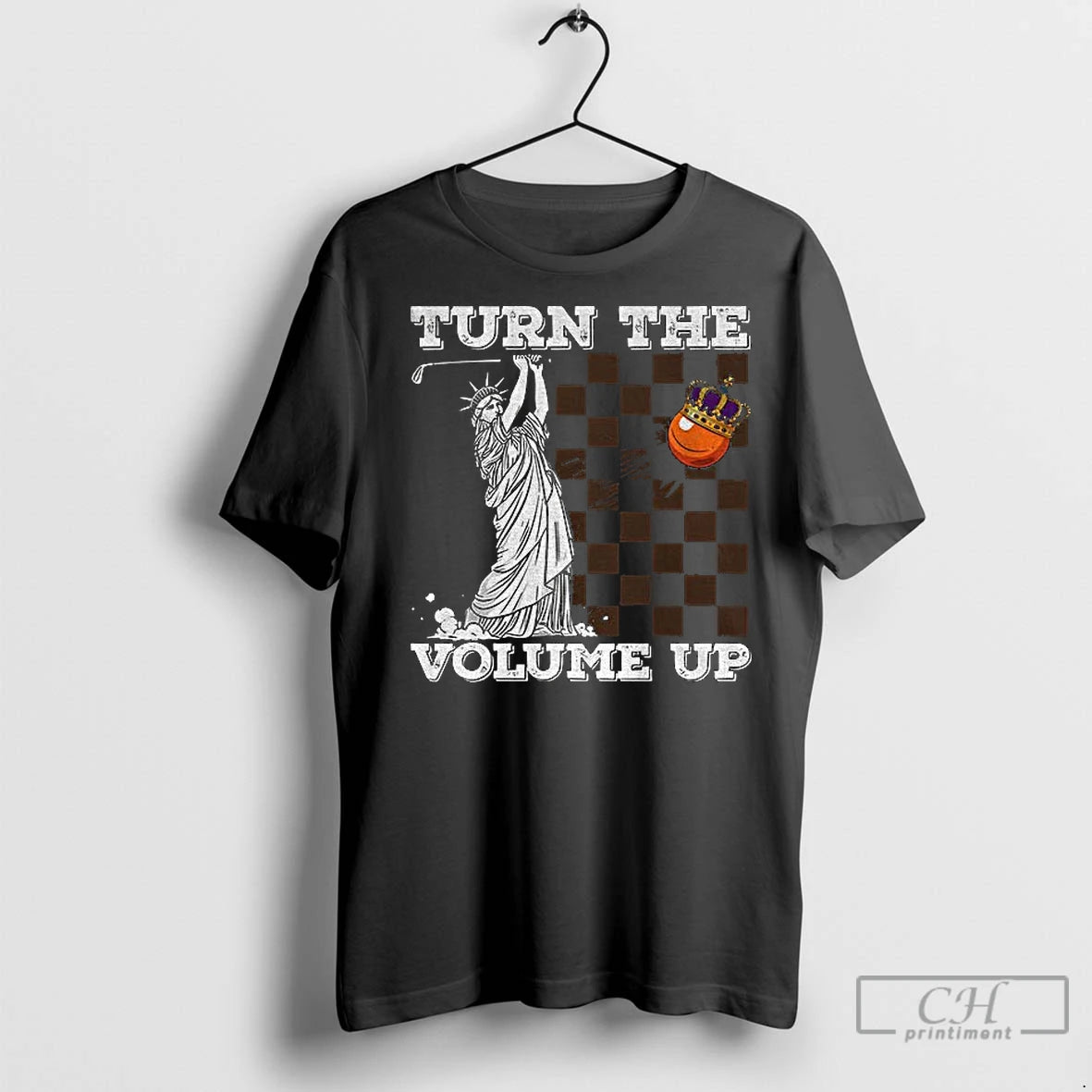 Premium Statue Of Liberty Hockey Orange King Turn The Volume Up Zohran Mamdani Nyc T-Shirts, Hoodie, Sweatshirt
