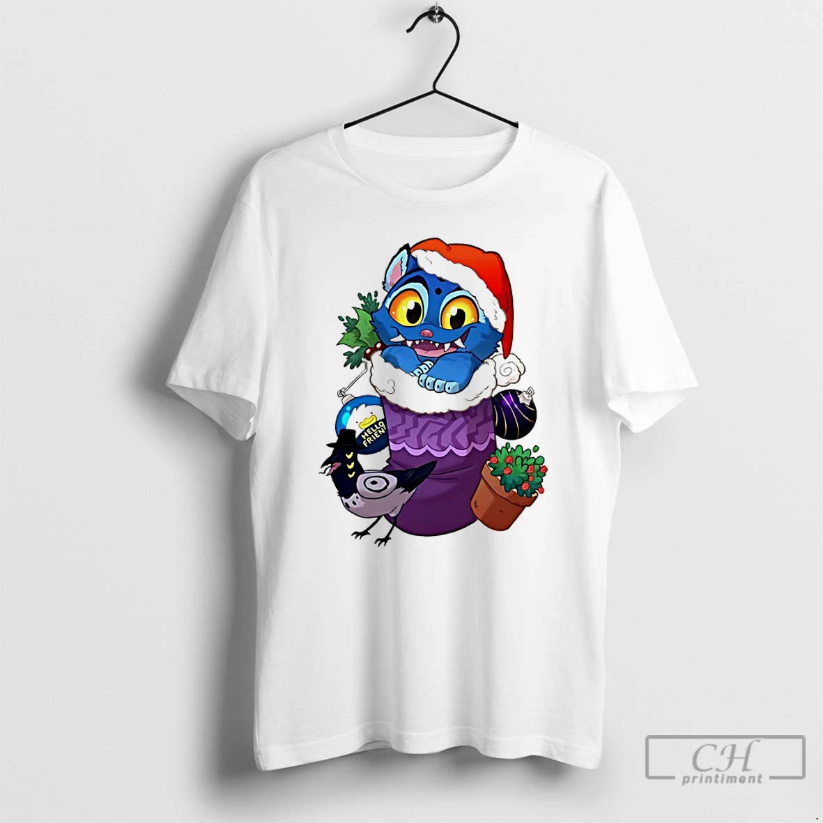 Premium Stocking Stuffer Derpy Tiger Kpop Demon Hunters Christmas T Shirts Hoodie, Sweatshirt | InkNestWear.com