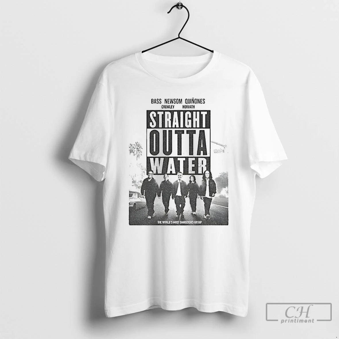 Premium Straight Outta Water Bass Newsom Quinones Crowley Horvath T Shirts Hoodie, Sweatshirt | InkNestWear.com