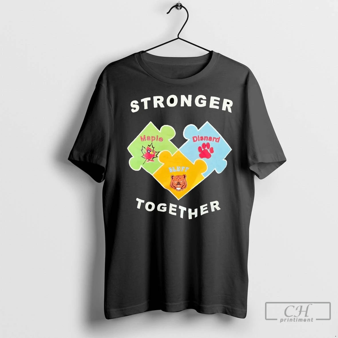 Premium Stronger Together Maple Disnard Bluff T-Shirts, Hoodie, Sweatshirt | InkNestWear.com