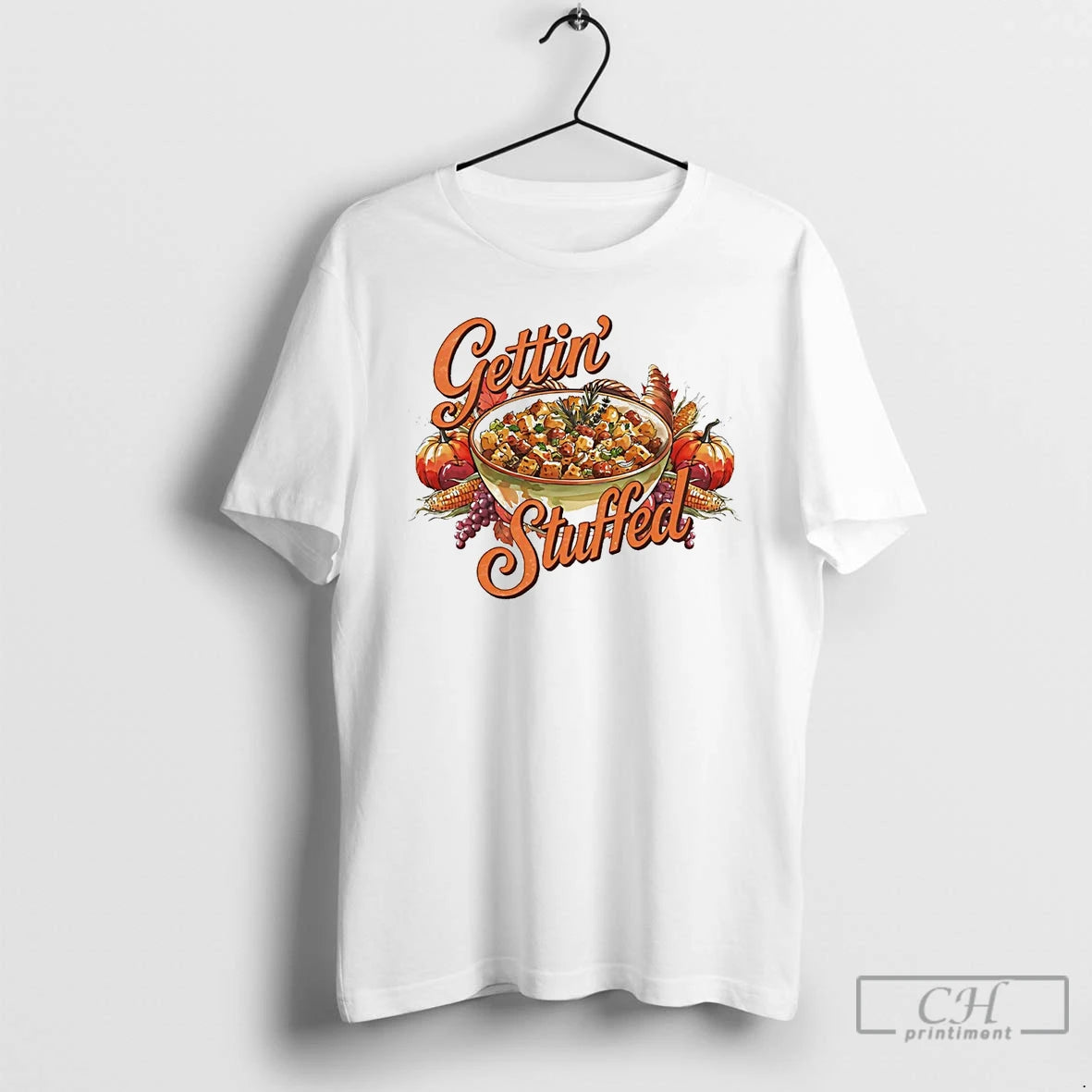 Premium Stuffing Gettin Stuffed Thanksgiving T Shirts Hoodie, Sweatshirt | InkNestWear.com