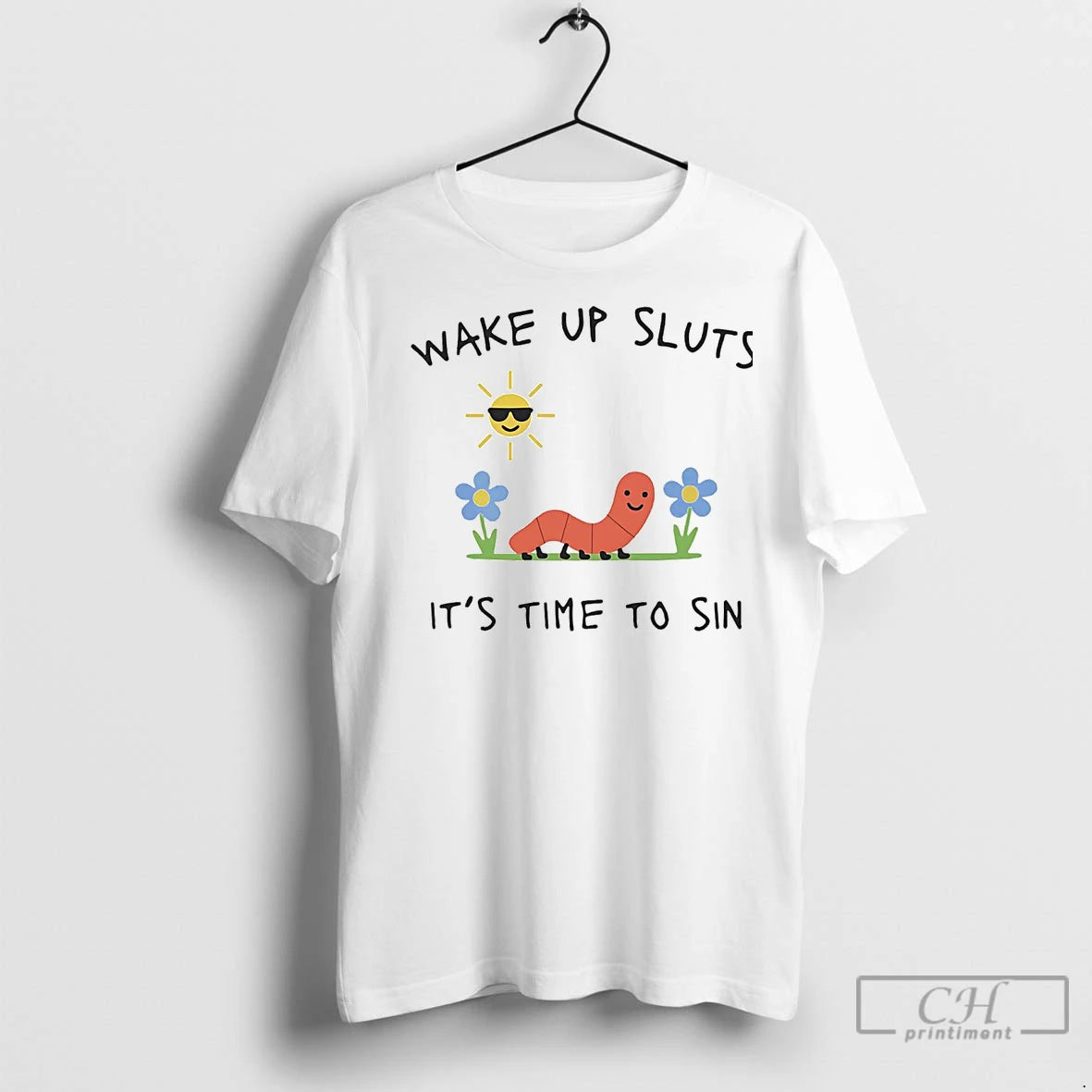 Premium Sun And Worm Wake Up Sluts Its Time To Sin T-Shirts, Hoodie, Sweatshirt | InkNestWear.com