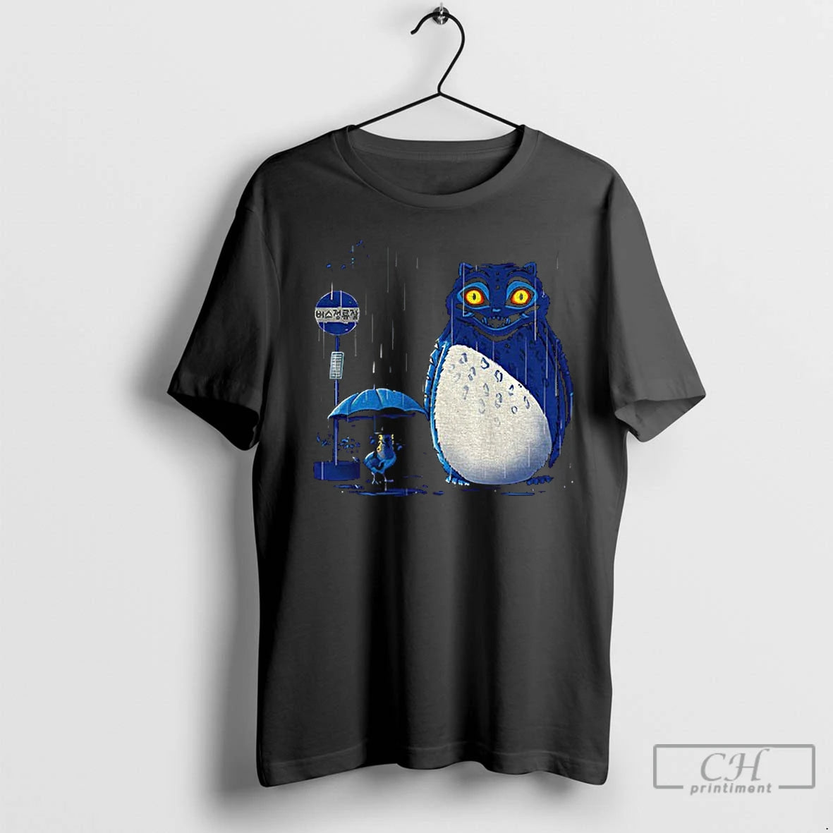 Premium Sussie And Derpy Tiger At A Bus Stop In The Style Of My Neighbor T-Shirts, Hoodie, Sweatshirt | InkNestWear.com