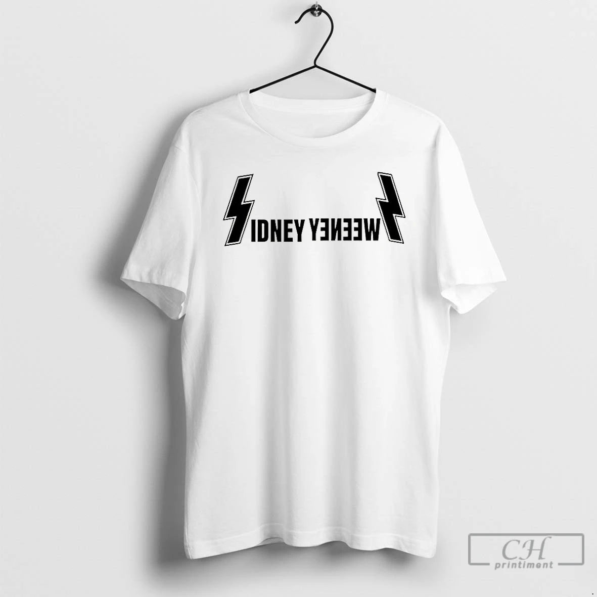 Premium Sydney Sweeney Lighting Logo T Shirts Hoodie, Sweatshirt | InkNestWear.com