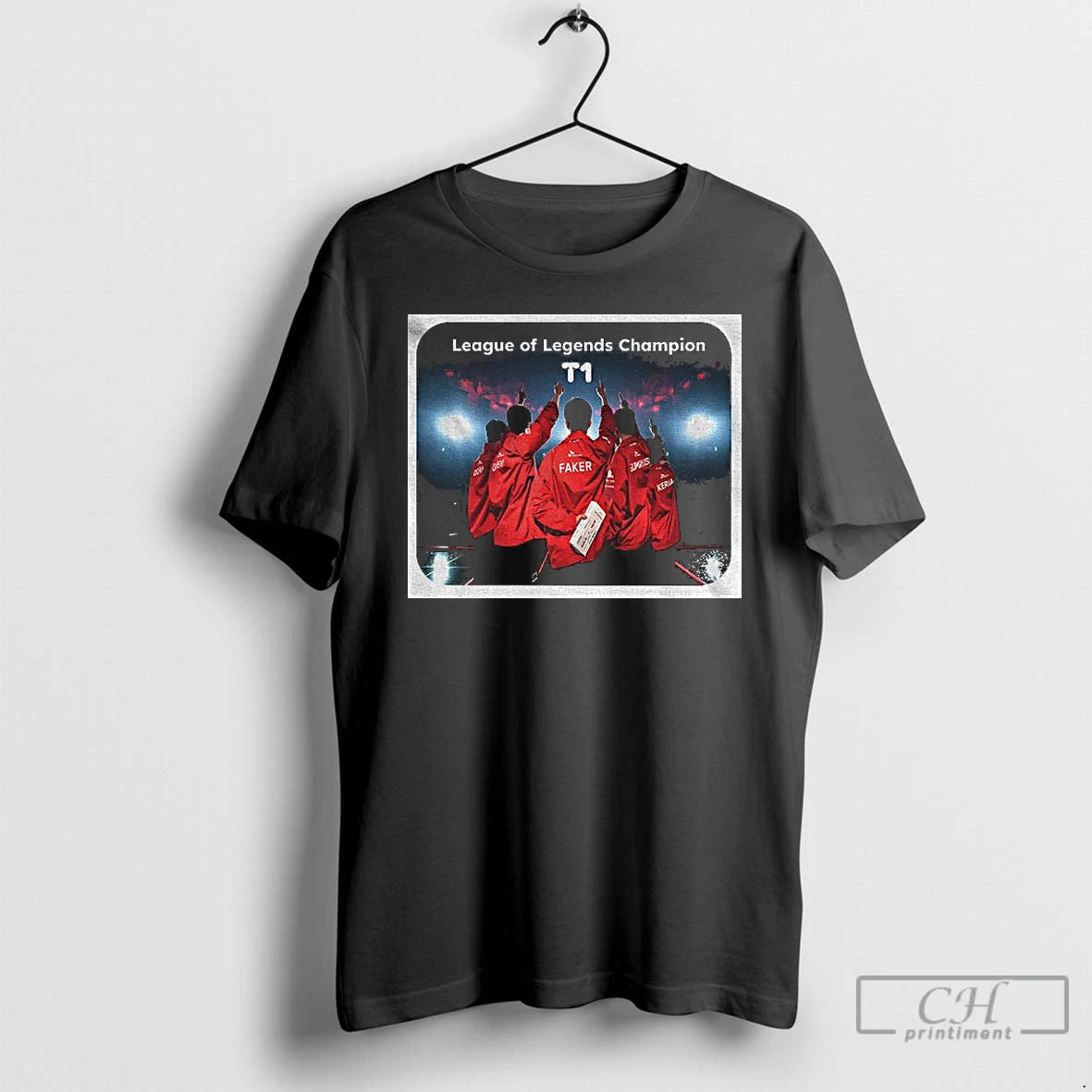 Premium T1 Faker League Of Legends Champion League Of Legends Worlds 2025 T Shirts Hoodie, Sweatshirt | InkNestWear.com
