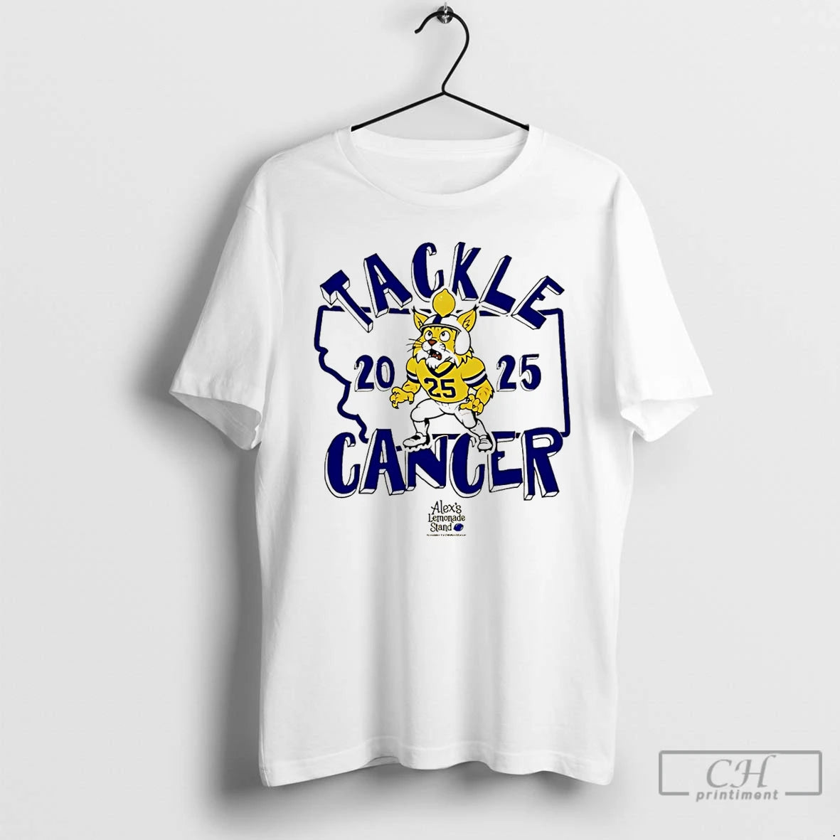 Premium Tackle Cancer 2025 Fundraiser Mascot T Shirts Hoodie, Sweatshirt | InkNestWear.com