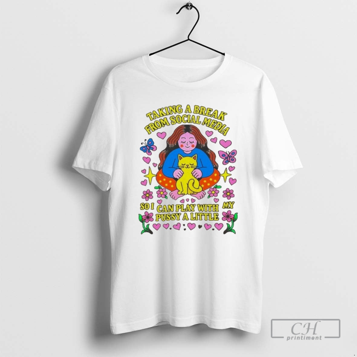 Premium Taking A Break From Social Media So I Can Play With Pussy A Little T-Shirts, Hoodie, Sweatshirt | InkNestWear.com
