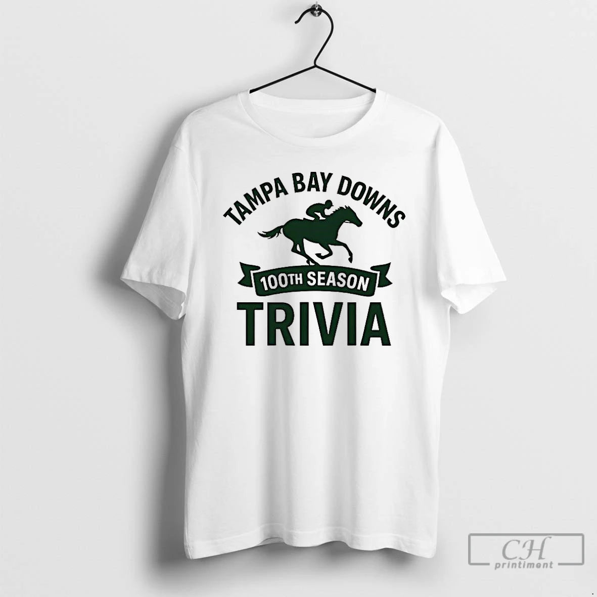 Premium Tampa Bay Downs 100th Season Trivia 2025 Logo T Shirts Hoodie, Sweatshirt | InkNestWear.com