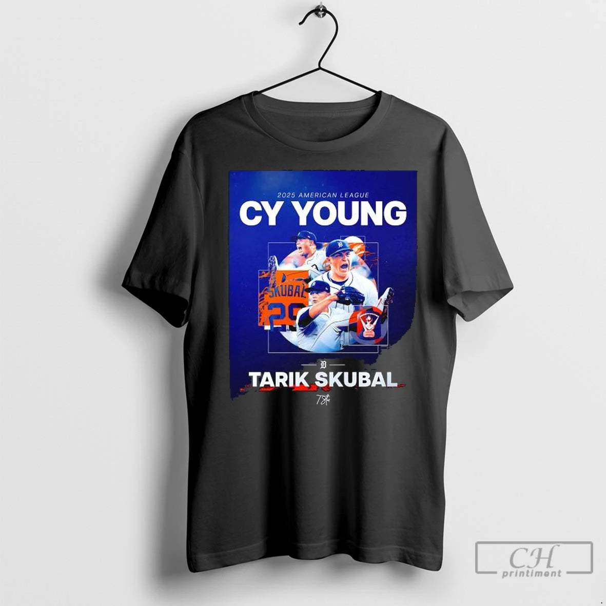 Premium Tarik Skubal 2025 American League Cy Young Award T-Shirts, Hoodie, Sweatshirt | InkNestWear.com