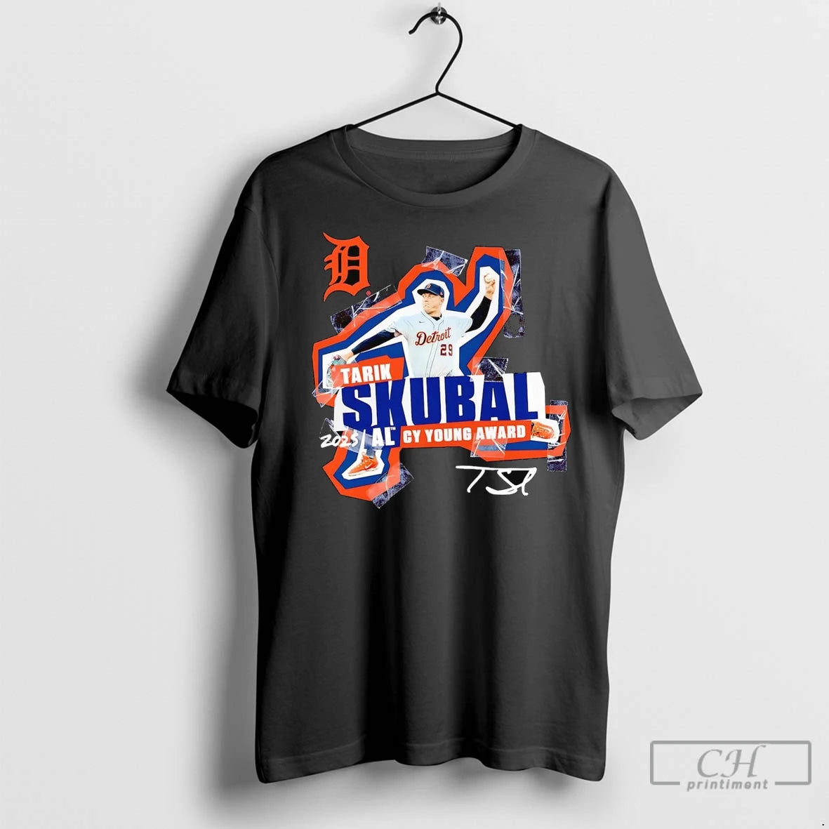 Premium Tarik Skubal Al Cy Young Award 2025 Detroit Tigers T-Shirts, Hoodie, Sweatshirt | InkNestWear.com