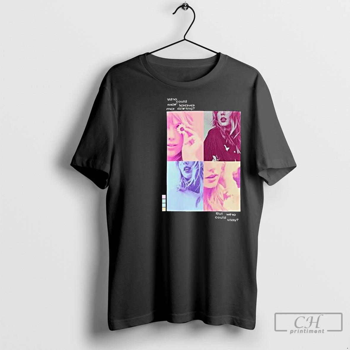 Premium Taylor Who Could Ever Leave Me Darling Circle Black T-Shirts, Hoodie, Sweatshirt | InkNestWear.com