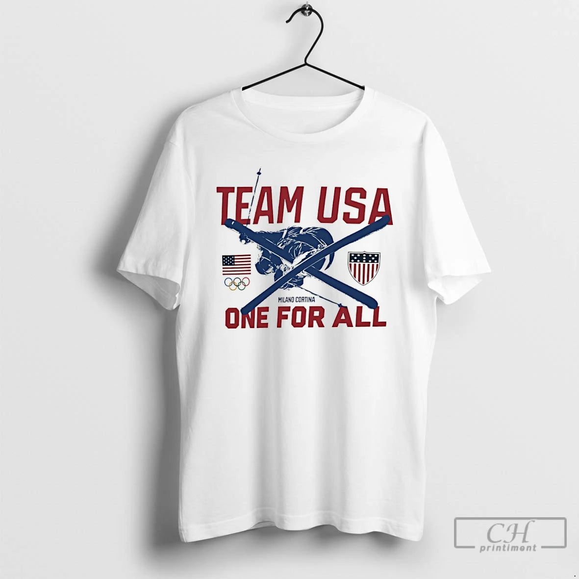 Premium Team Usa One For All 2026 Winter Olympics Freestyle Skiing T Shirts Hoodie, Sweatshirt | InkNestWear.com
