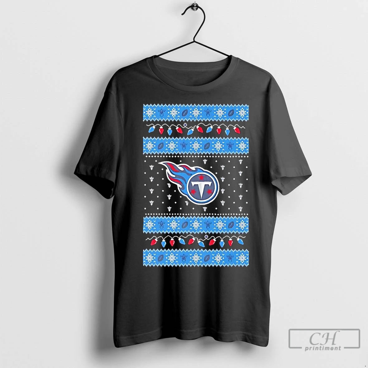 Premium Tennessee Titans Ugly Christmas Light T-Shirts, Hoodie, Sweatshirt | InkNestWear.com