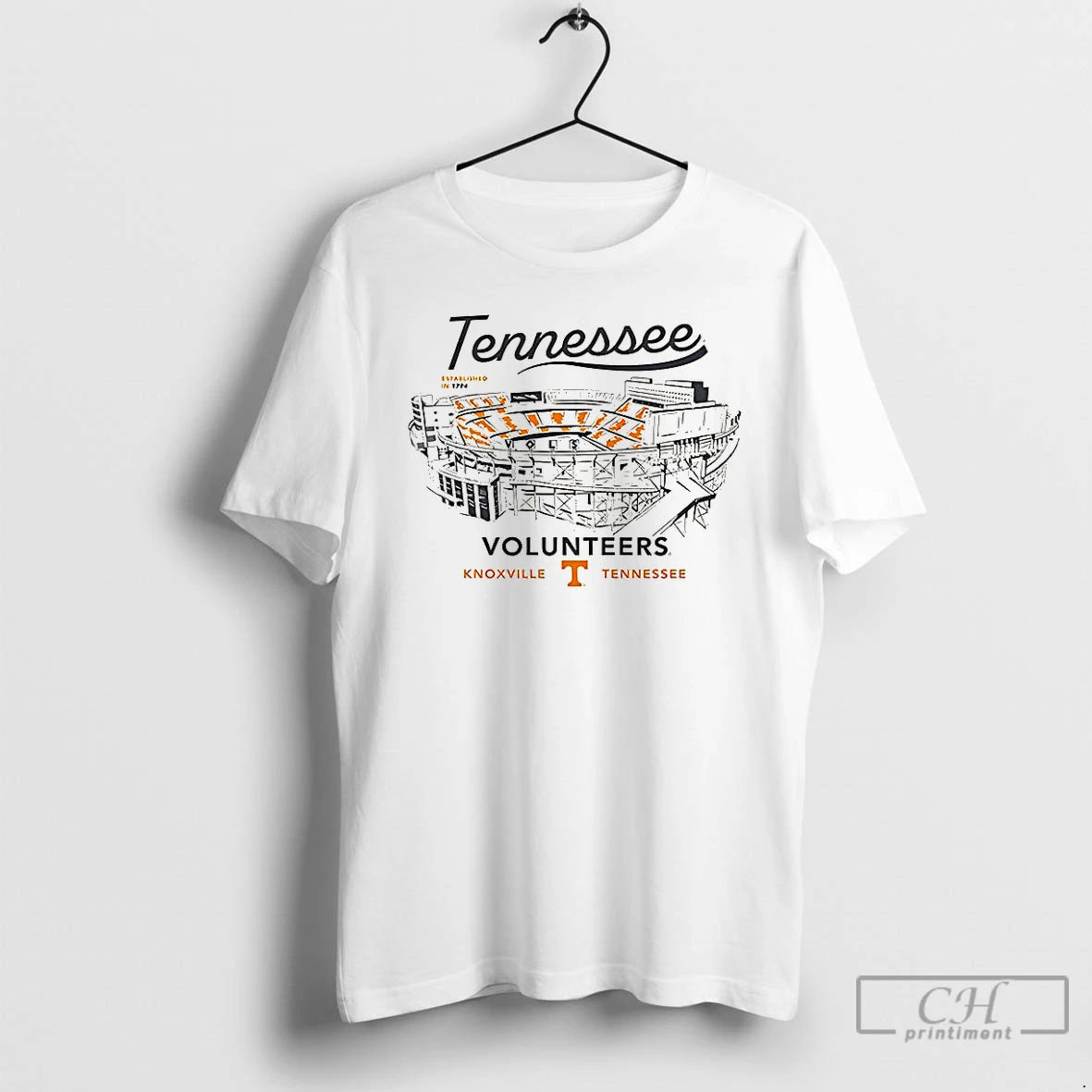 Premium Tennessee Volunteers Football Est 1794 Neyland Stadium Knoxville T Shirts Hoodie, Sweatshirt | InkNestWear.com