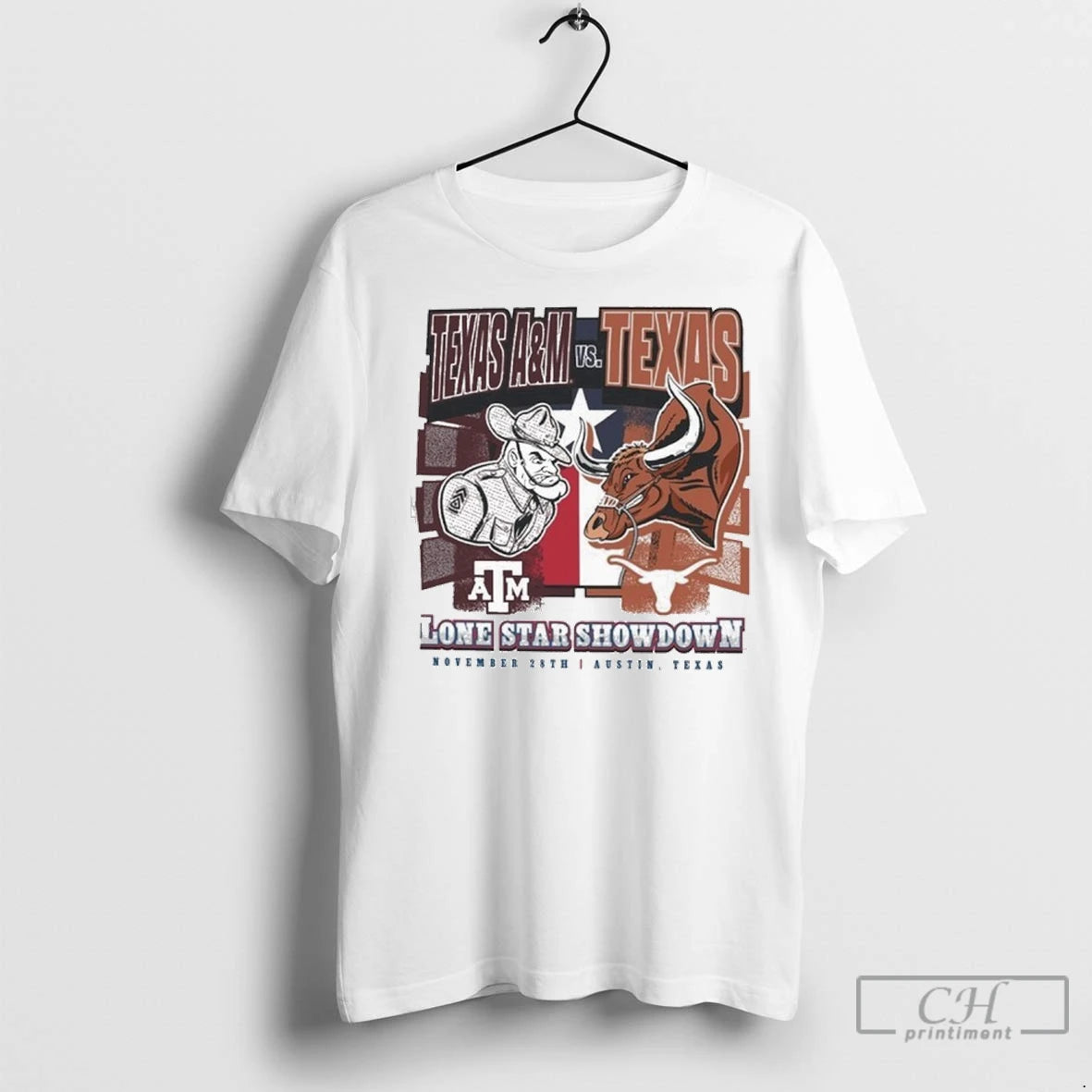 Premium Texas Am Aggies Vs Texas Longhorns Lone Star Showdown Battle Mascot T-Shirts, Hoodie, Sweatshirt | InkNestWear.com