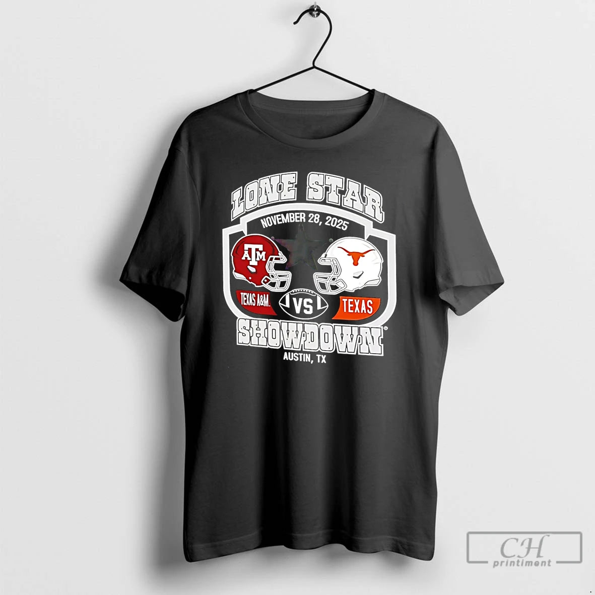 Premium Texas Am Vs Texas Longhorns Lone Star Showdwon Helmets T Shirts Hoodie, Sweatshirt | InkNestWear.com