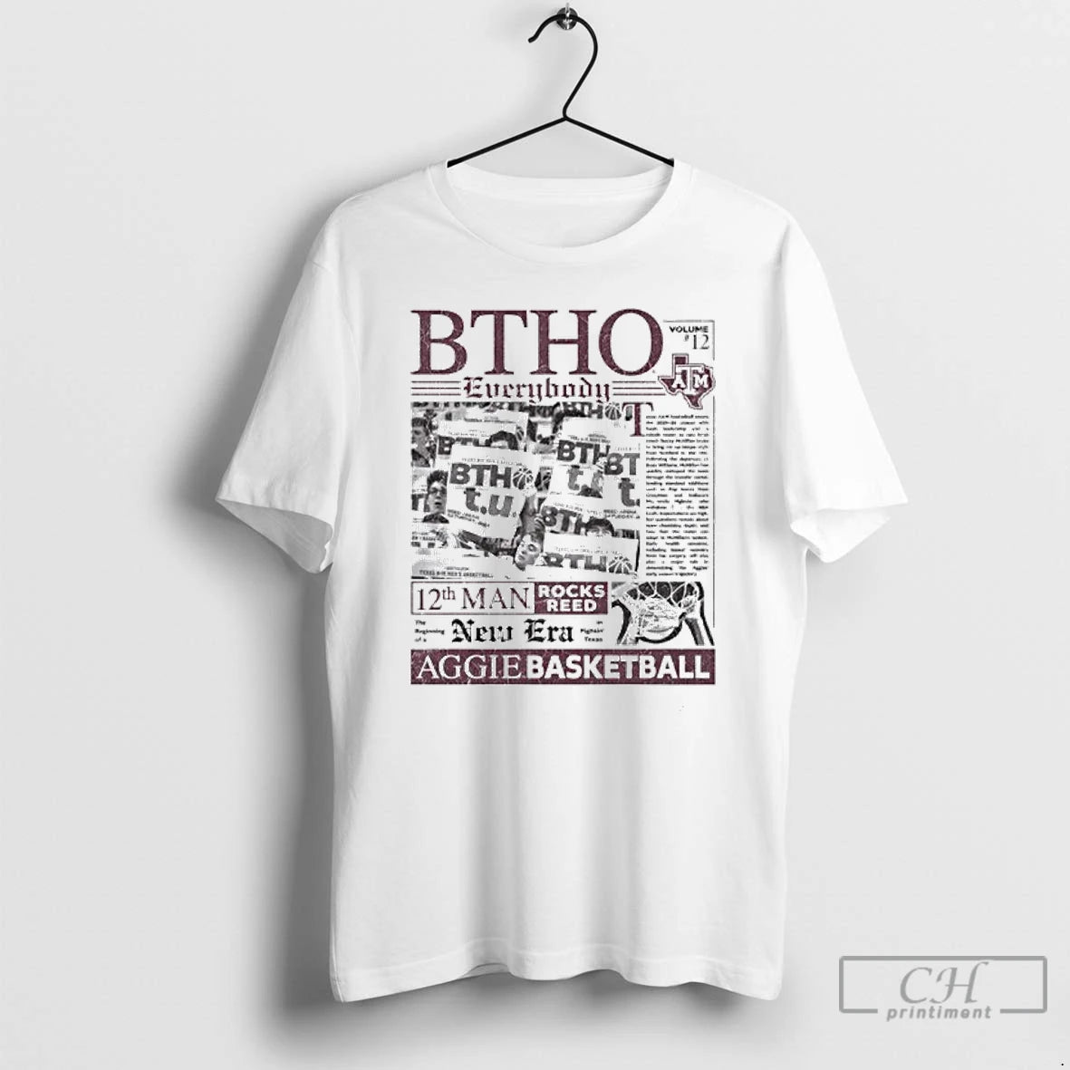 Premium Texas Am Aggies Basketball Newspaper T-Shirts, Hoodie, Sweatshirt | InkNestWear.com