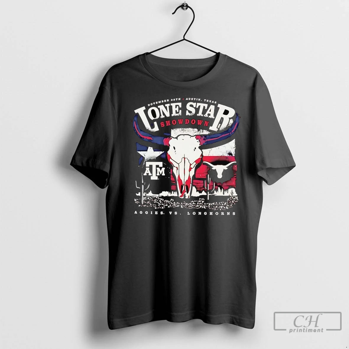 Premium Texas Longhorns Vs Aggies Lone Star Showdown 2025 T-Shirts, Hoodie, Sweatshirt | InkNestWear.com