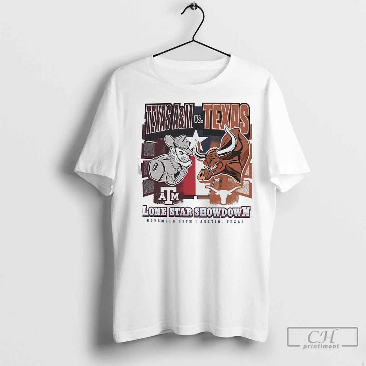 Premium Texas Longhorns Vs Texas Am 2025 Lone Star Showdown Mascots T-Shirts, Hoodie, Sweatshirt | InkNestWear.com