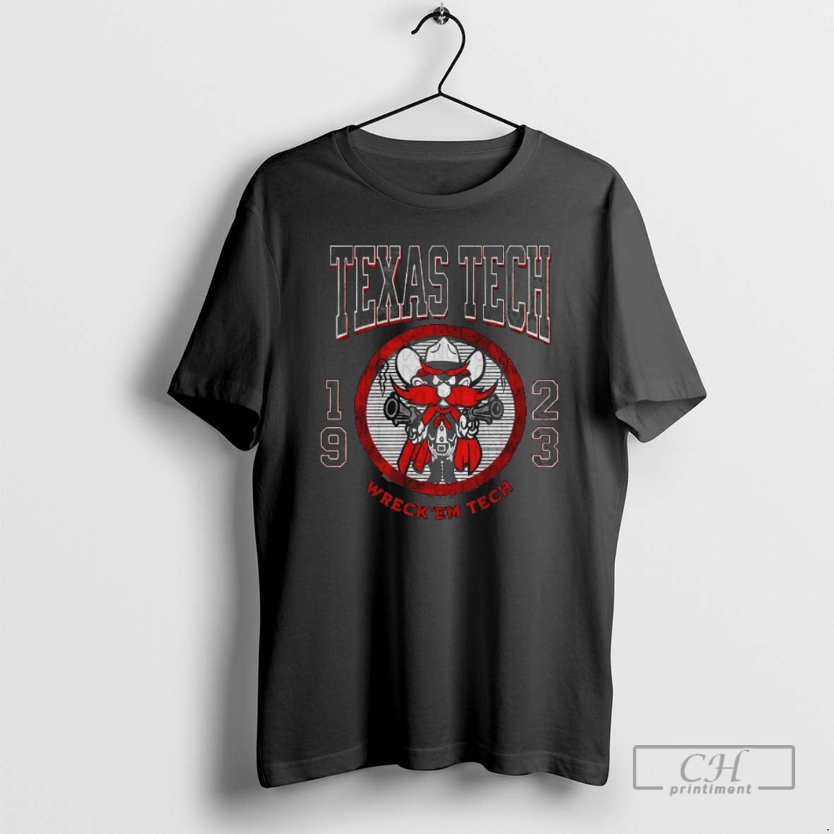 Premium Texas Tech Red Raiders Football Texas Tech Wreck Em 1923 Game Day Logo T-Shirts, Hoodie, Sweatshirt | InkNestWear.com